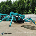 Hengwang HW-SPC3 small truck crane mini mobile spider crane for sale